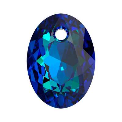 6438 11,5 mm Crystal Bermuda Blue P - 48 pcs