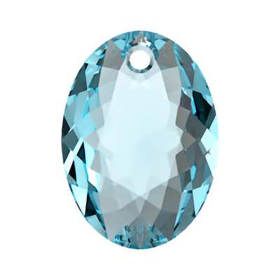 6438 16 mm Aquamarine - 36 pcs