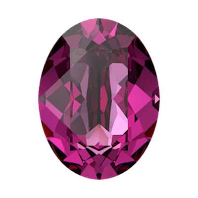 4120 8 x 6 mm Dark Rose F - 180 pcs