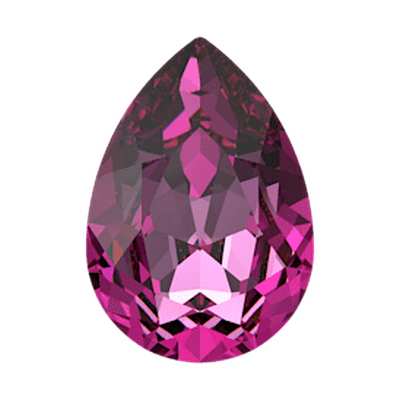 4320 10 x 7 mm Dark Rose F - 144 pcs