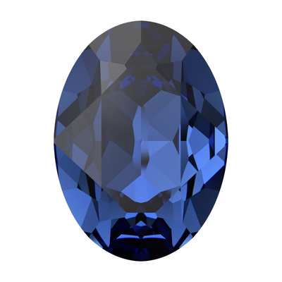4120 18 x 13 mm Recreated Dark Sapphire F - 48 pcs