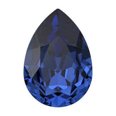 4320 10 x 7 mm Recreated Dark Sapphire F - 144 pcs