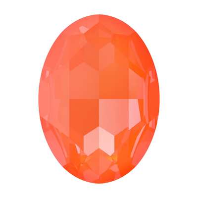 4127 30 x 22 mm Crystal Electric Orange Ignite - 24 pcs
