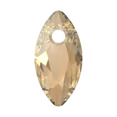 6437 9 mm Crystal Golden Shadow - 72 pcs