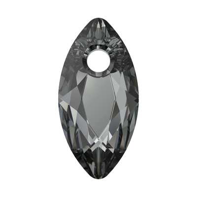 6437 9 mm Crystal Silver Night - 72 pcs