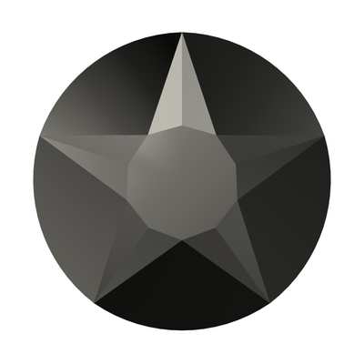 2100 ss 16 Jet Hematite F - 1440 pcs