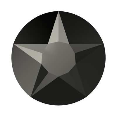 2100 ss 20 Jet Hematite F - 1440 pcs