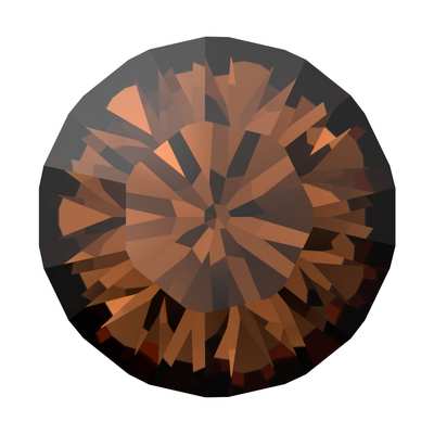 1028 pp 5 Recreated Smoked Topaz F - 1440 pcs