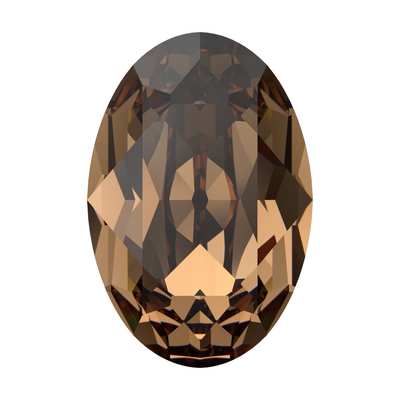 4120 6 x 4 mm Recreated Light Smoked Topaz F - 360 pcs