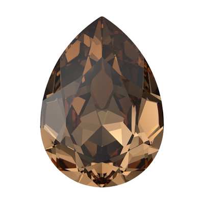 4320 6 x 4 mm Recreated Light Smoked Topaz F - 360 pcs