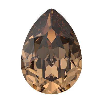 4320 14 x 10 mm Recreated Light Smoked Topaz F - 144 pcs