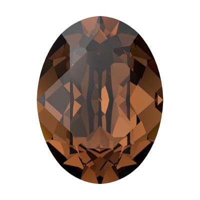 4120 8 x 6 mm Recreated Smoked Topaz F - 180 pcs