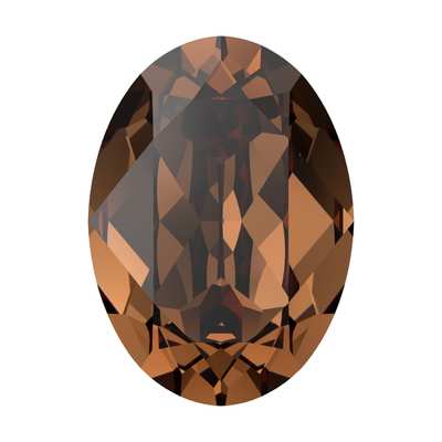 4120 14 x 10 mm Recreated Smoked Topaz F - 144 pcs