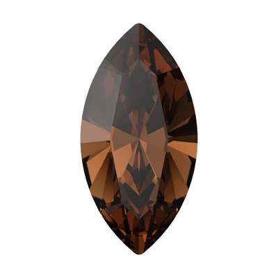 4228 6 x 3 mm Recreated Smoked Topaz F - 720 pcs