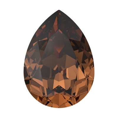 4320 8 x 6 mm Recreated Smoked Topaz F - 180 pcs