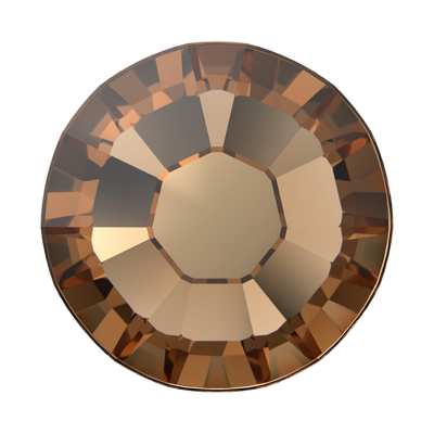 2038 ss 10 Recreated Light Smoked Topaz A HF - 1440 pcs