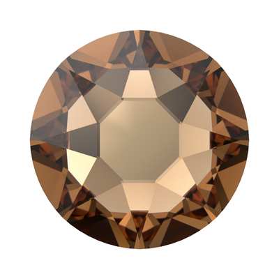 2078 ss 34 Recreated Light Smoked Topaz A HF - 144 pcs