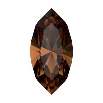 4228 5 x 2,5 mm Recreated Smoked Topaz F - 720 pcs