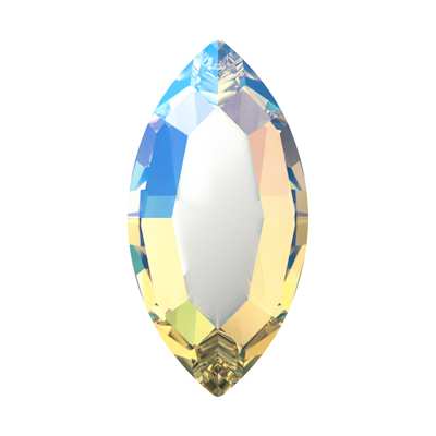 2200 8 x 4 mm Crystal Shimmer F - 360 pcs