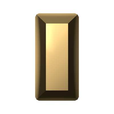 2510 3,7 x 1,9 mm Crystal Aurum M HF - 720 pcs