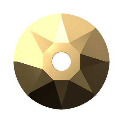 3188 5 mm Crystal Aurum F - 720 pcs