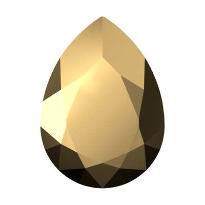 4320 6 x 4 mm Crystal Aurum F - 360 pcs