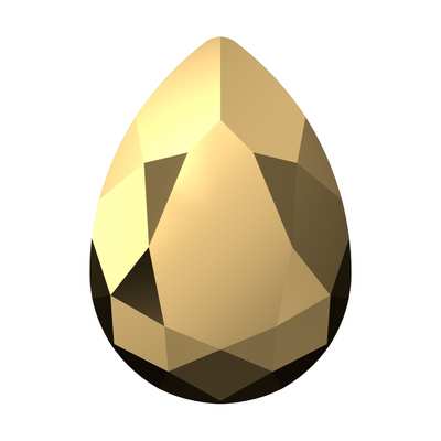 4320 14 x 10 mm Crystal Aurum F - 144 pcs