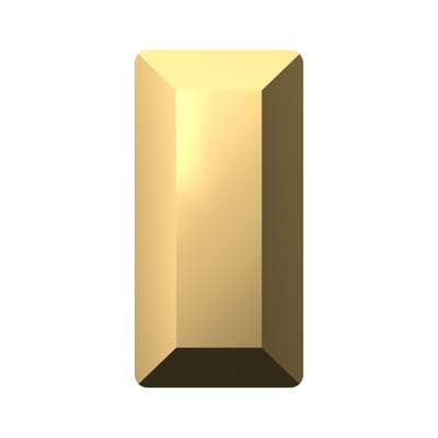 4501 5 x 2,5 mm Crystal Aurum F - 720 pcs