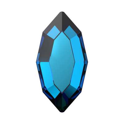 2200 4 x 2 mm Crystal Bermuda Blue F - 720 pcs