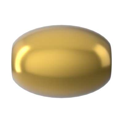 5824 4 mm Crystal Royal Gold Pearl - 500 pcs