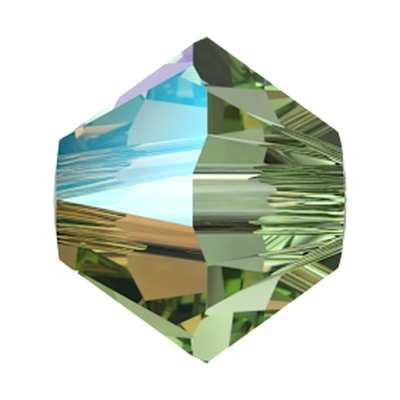 5328 4 mm Recreated Peridot Shimmer - 1440 pcs