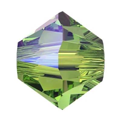 5328 4 mm Recreated Peridot Shimmer 2X - 1440 pcs