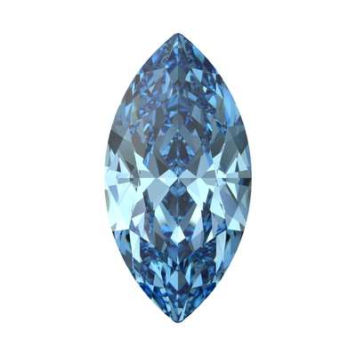 4210 8 x 4 mm Aquamarine F - 360 pcs