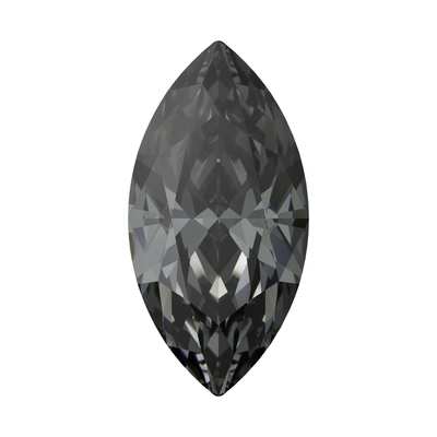 4210 8 x 4 mm Crystal Silver Night F - 360 pcs