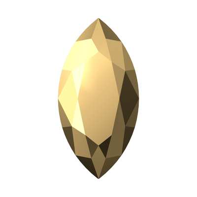 4210 10 x 5 mm Crystal Aurum F - 360 pcs