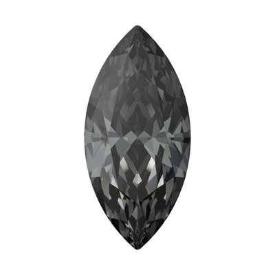4210 15 x 7 mm Crystal Silver Night F - 144 pcs