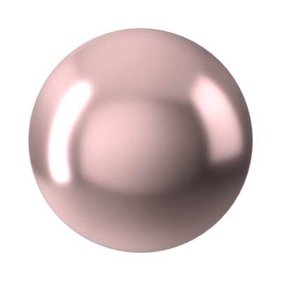 5817 8 mm Crystal Vintage Rose Pearl - 250 pcs