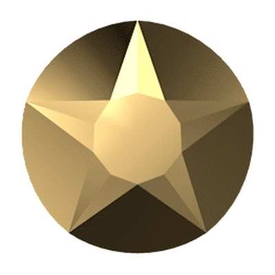 2100 ss 12 Crystal Aurum A HF - 1440 pcs