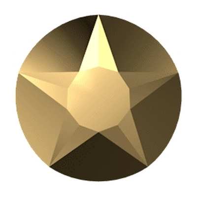2100 ss 12 Crystal Aurum F - 1440 pcs