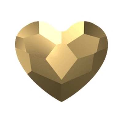 2808 6 mm Crystal Aurum F - 288 pcs