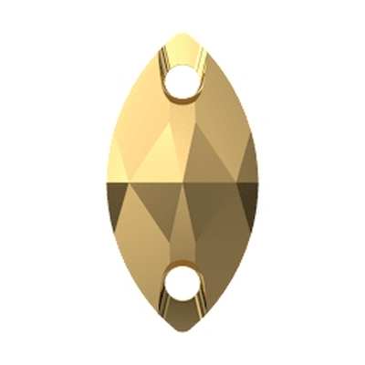 3223 12 x 6 mm Crystal Aurum F - 48 pcs