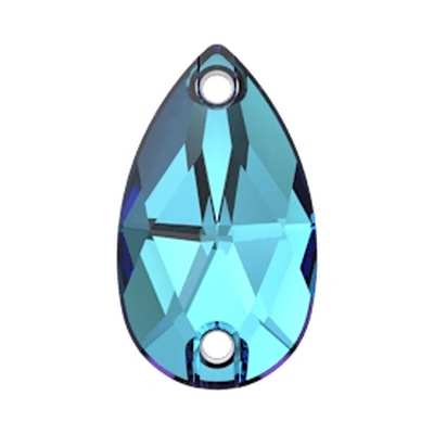 3230 18 x 10,5 mm Crystal Bermuda Blue F - 72 pcs