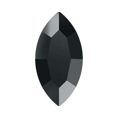 2200 8 x 4 mm Jet Hematite M HF - 360 pcs