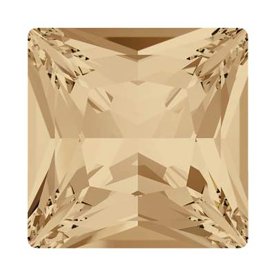 4447 8 mm Crystal Golden Shadow F - 144 pcs