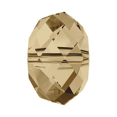 5040 6 mm Crystal Golden Shadow - 360 pcs