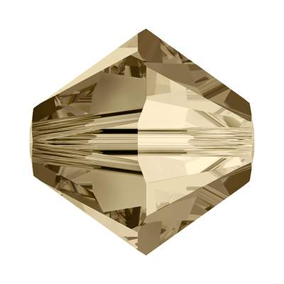 5328 6 mm Crystal Golden Shadow - 360 pcs