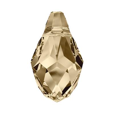 6007 7 x 4 mm Crystal Golden Shadow - 360 pcs