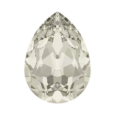 4320 6 x 4 mm Crystal Silver Shade F - 360 pcs