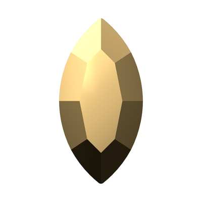 2200 8 x 4 mm Crystal Aurum M HF - 360 pcs
