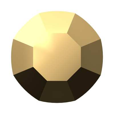 2000 ss 3 Crystal Aurum F - 1440 pcs